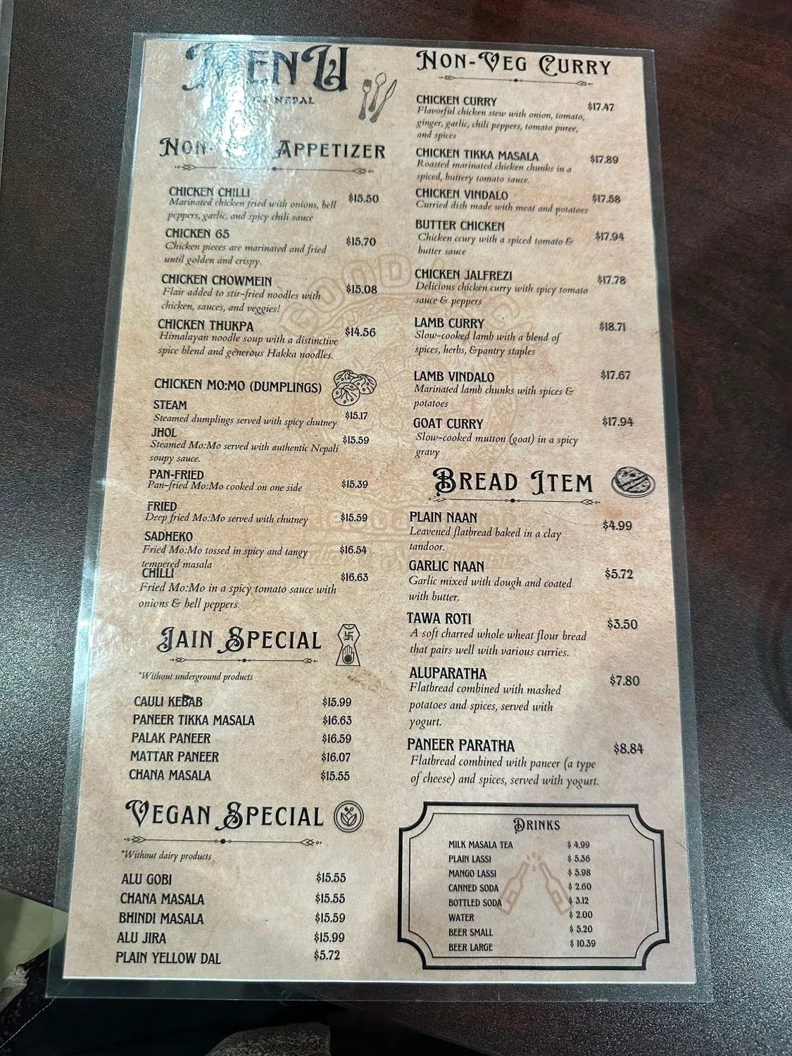 Menu 5