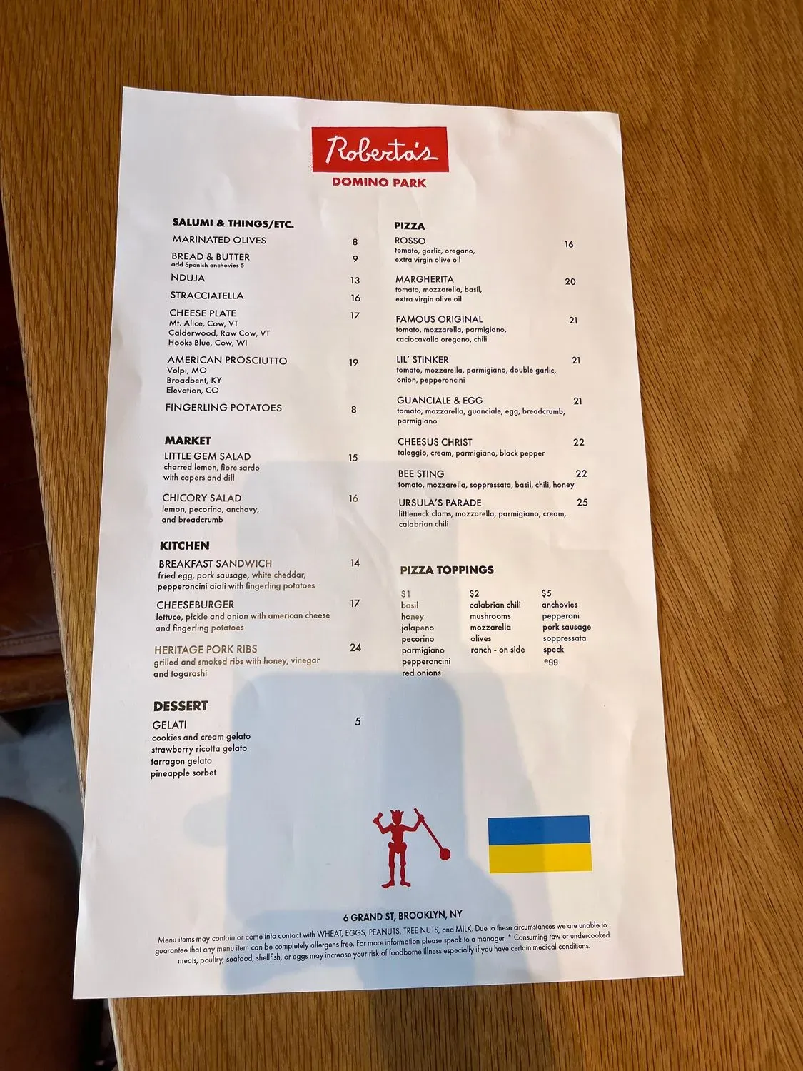 Menu 4