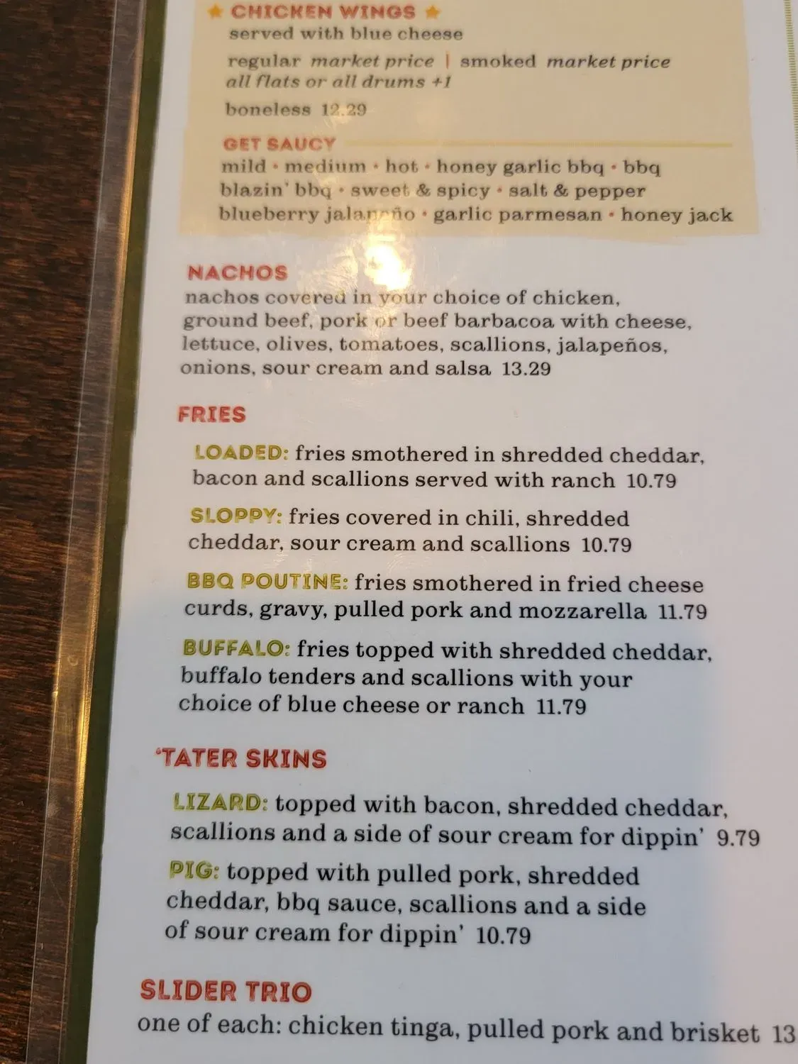 Menu 5