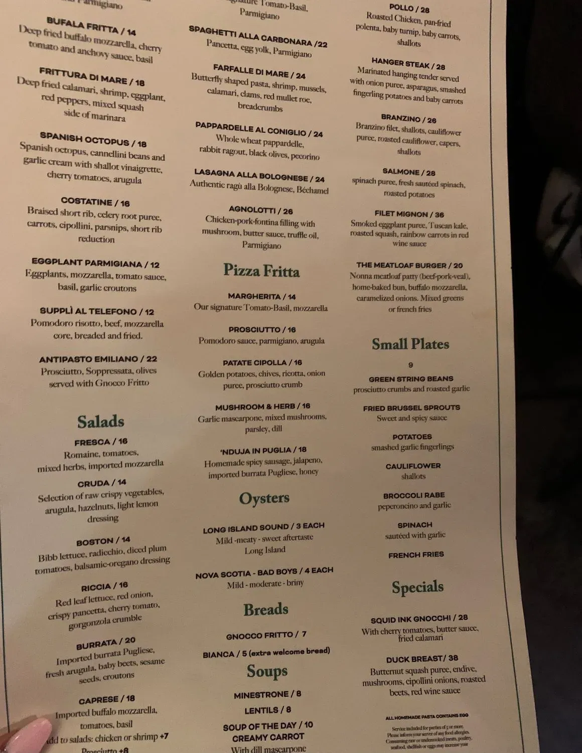 Menu 4