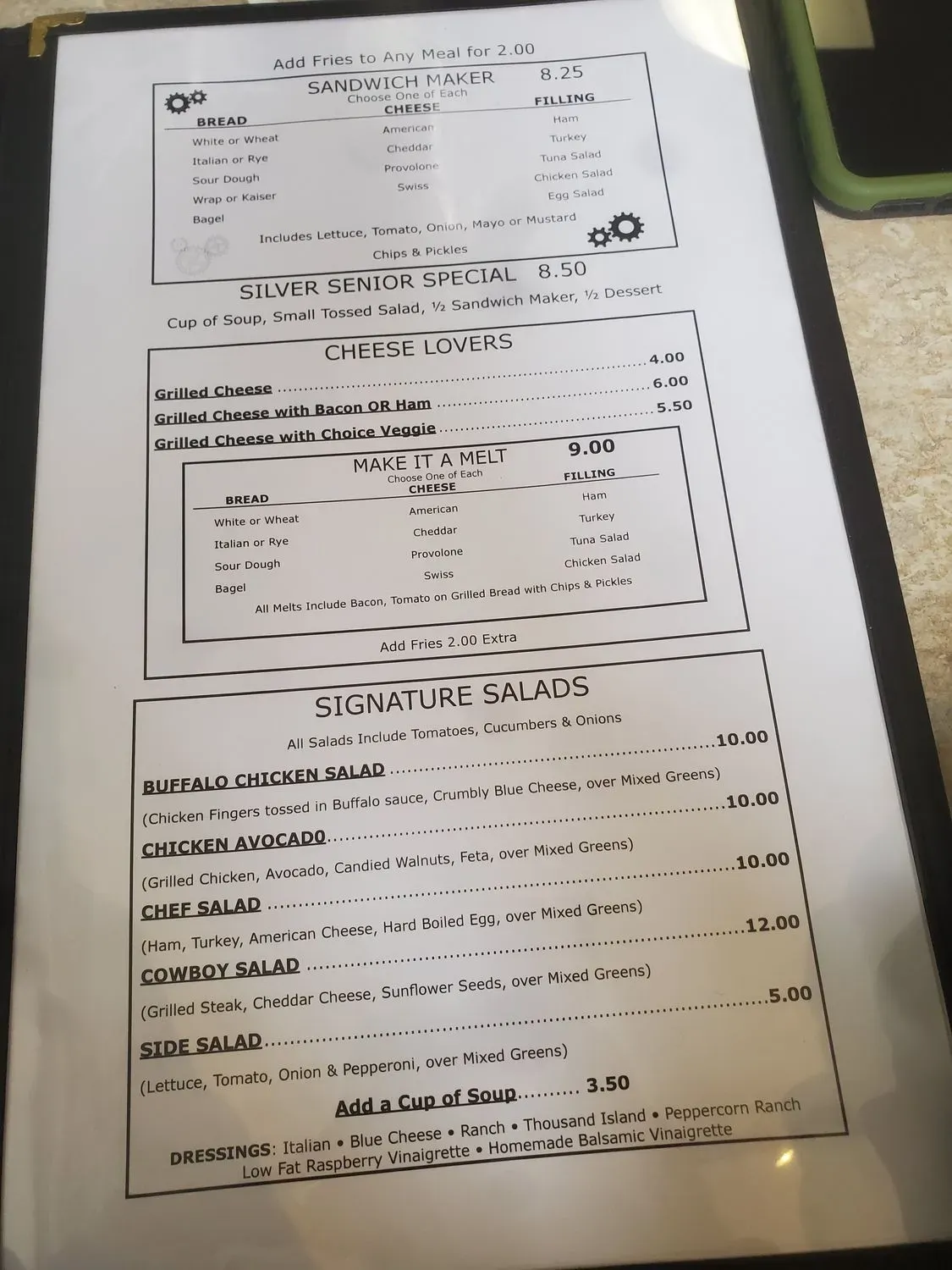 Menu 3