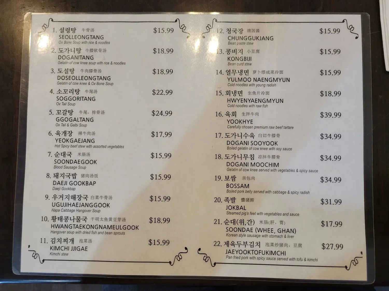 Menu 4