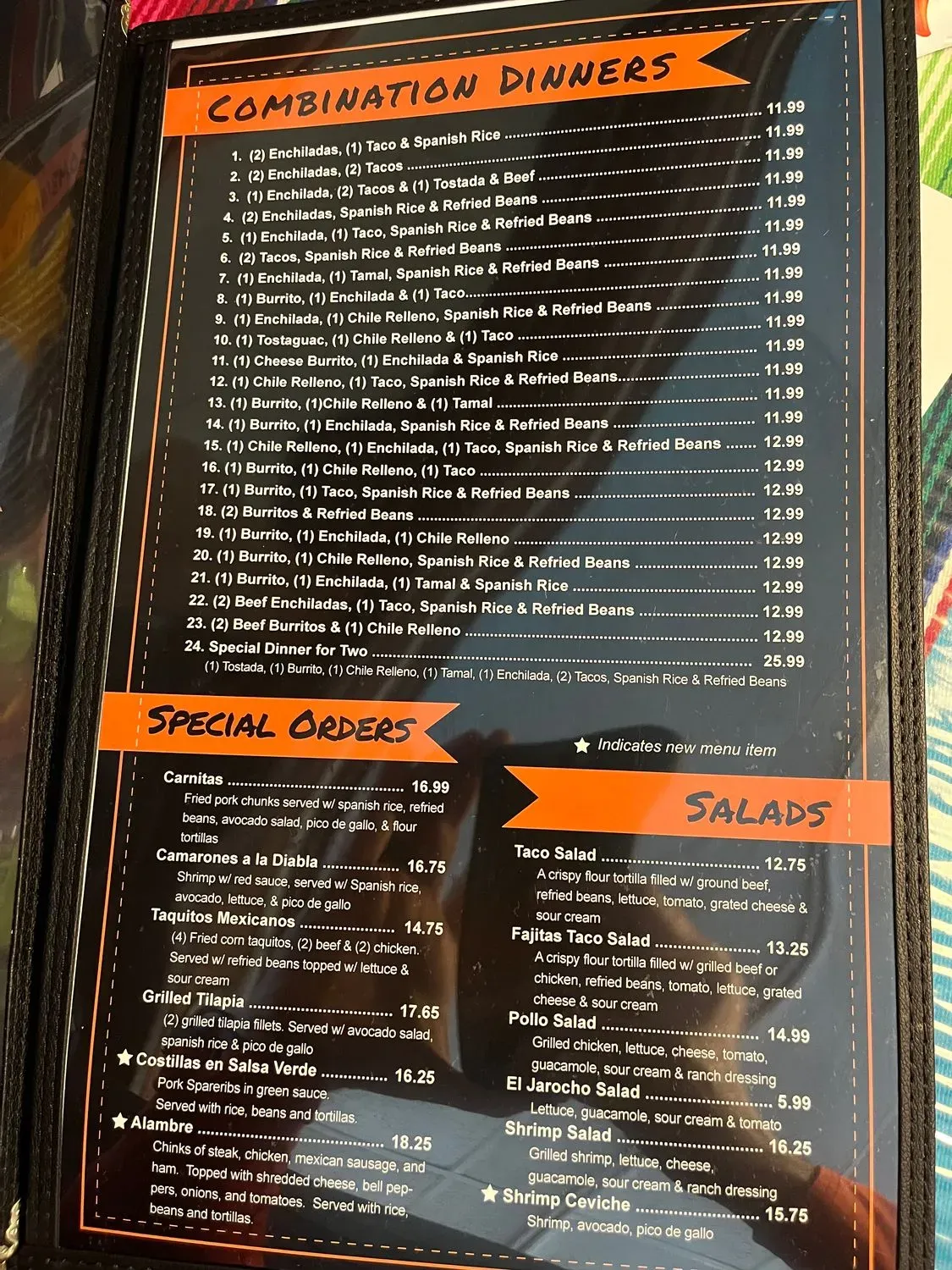 Menu 6