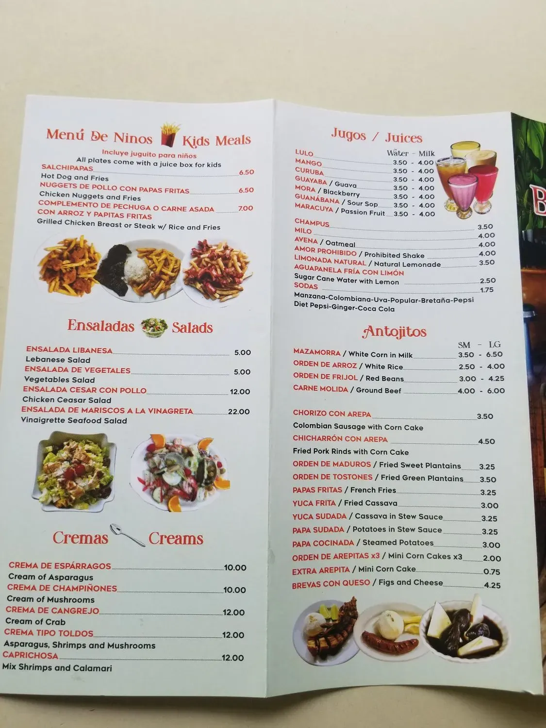 Menu 2