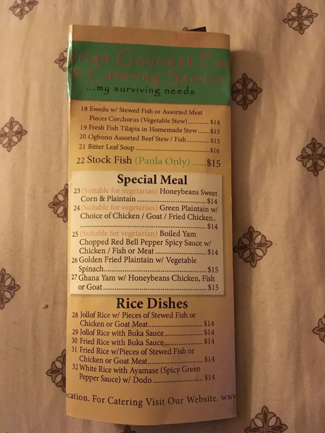 Menu 2