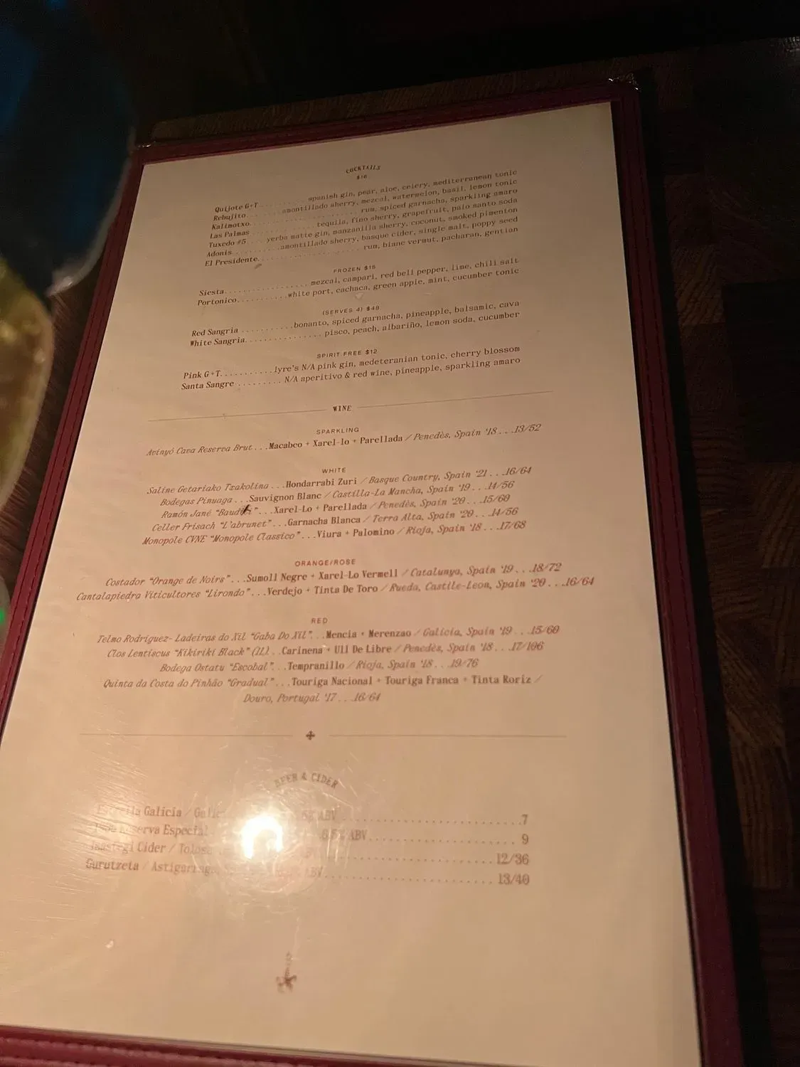 Menu 6