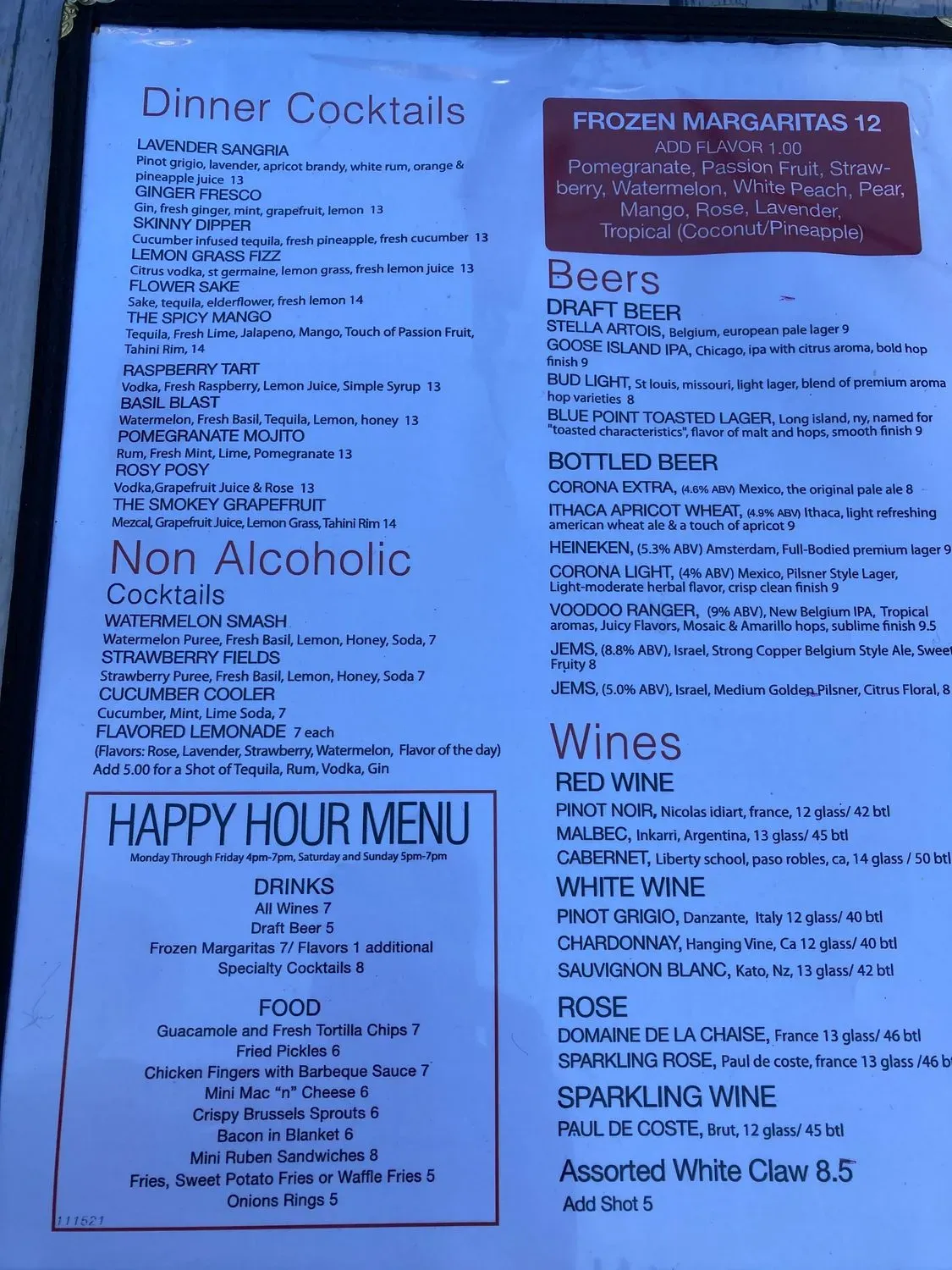 Menu 6