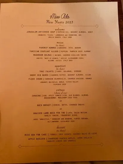 Menu 2