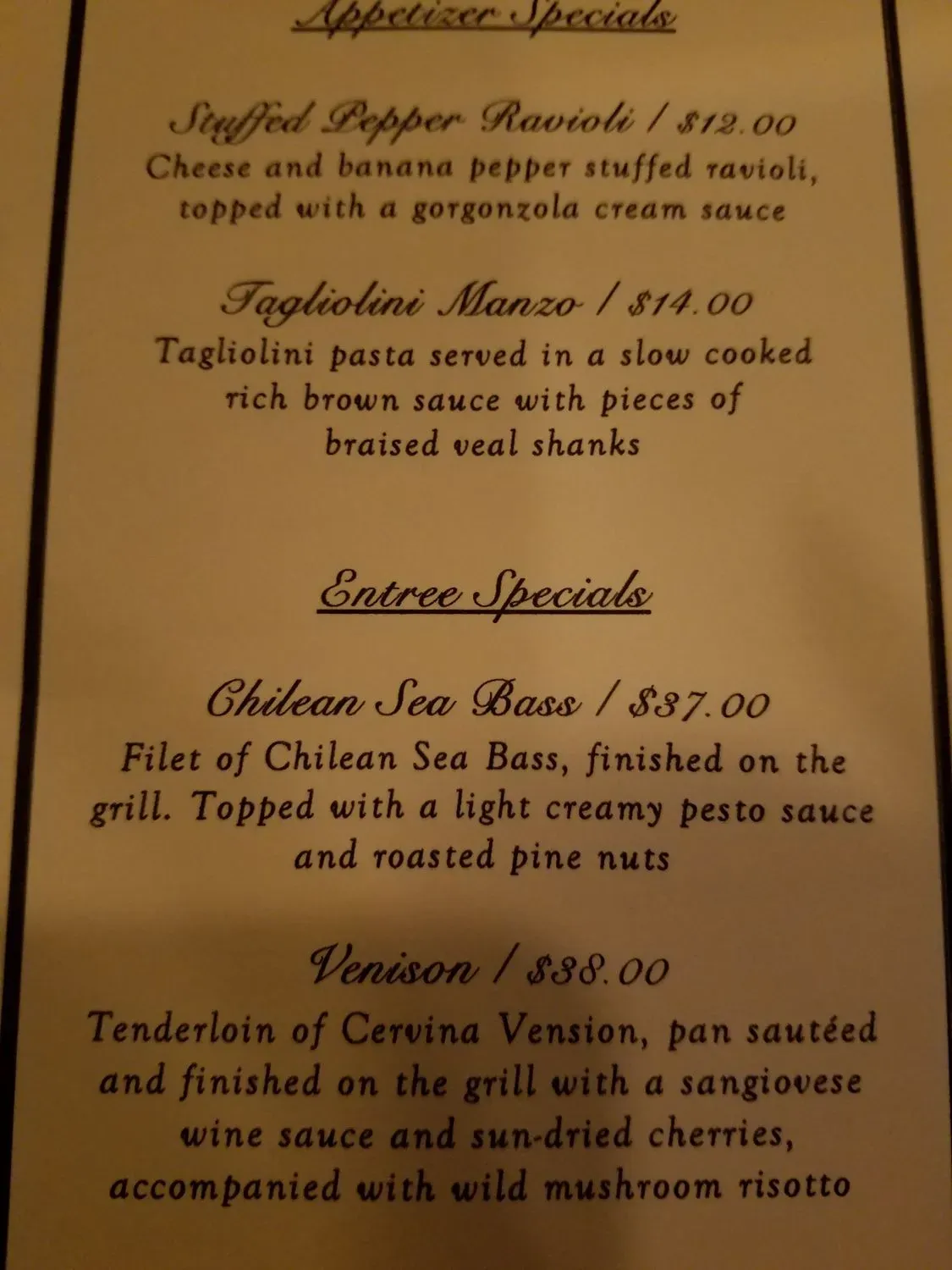 Menu 3