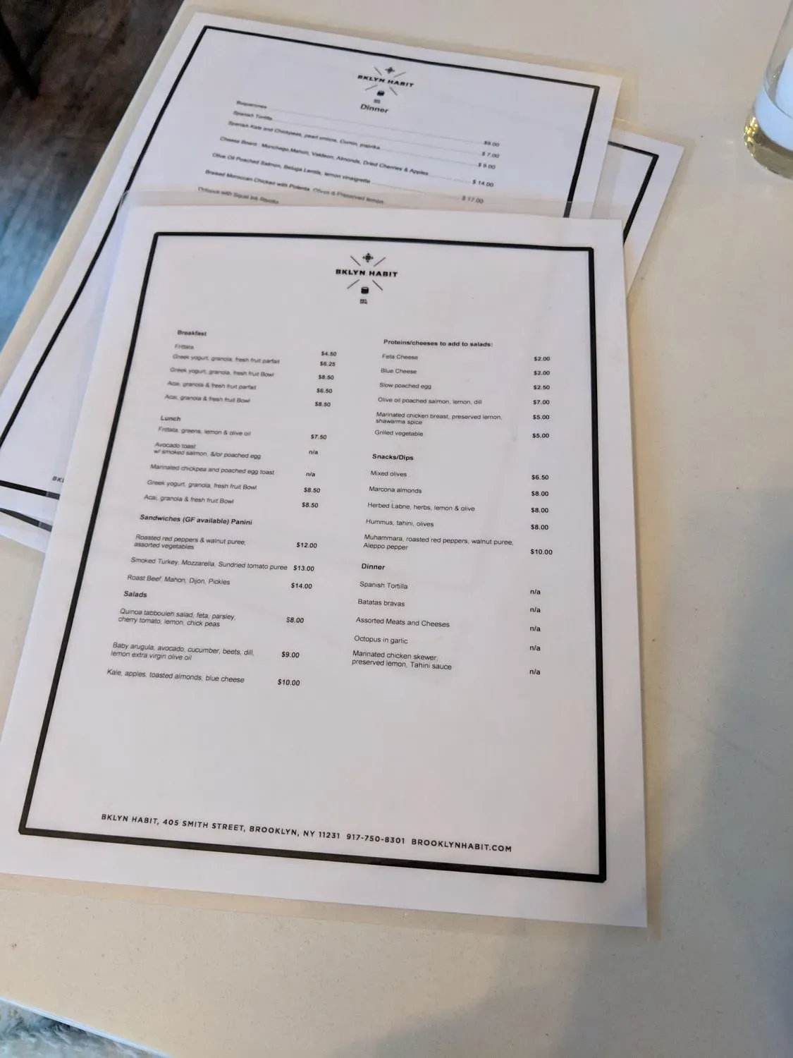 Menu 5