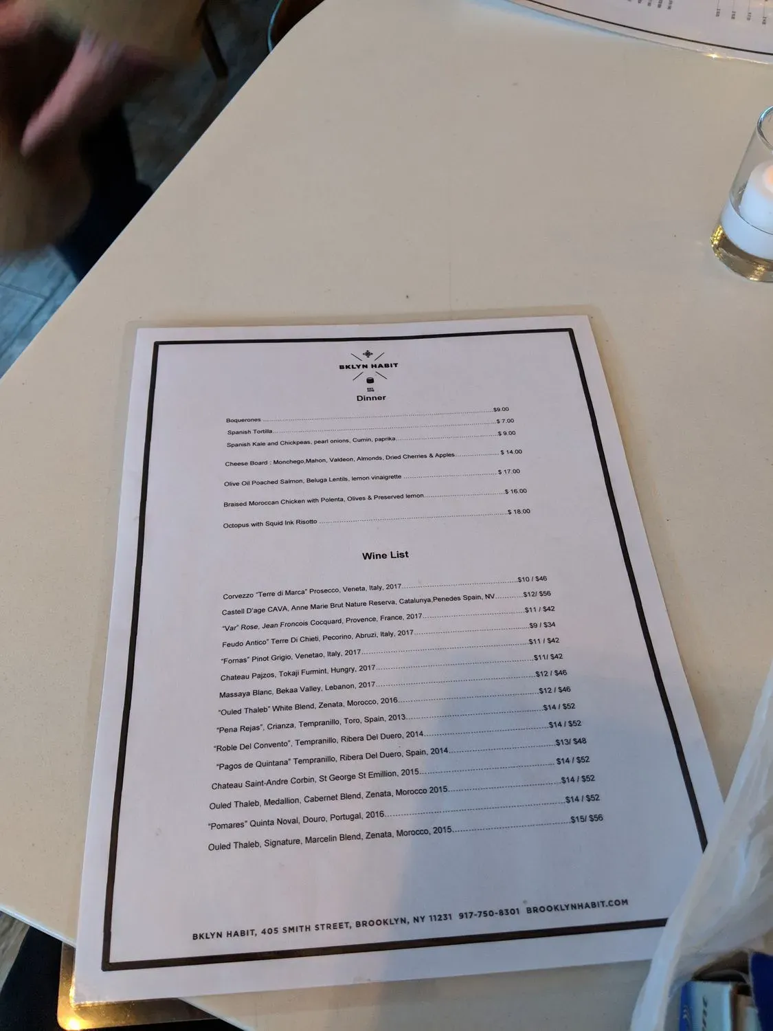 Menu 6