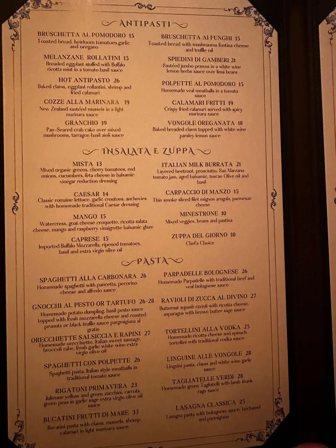 Menu 2