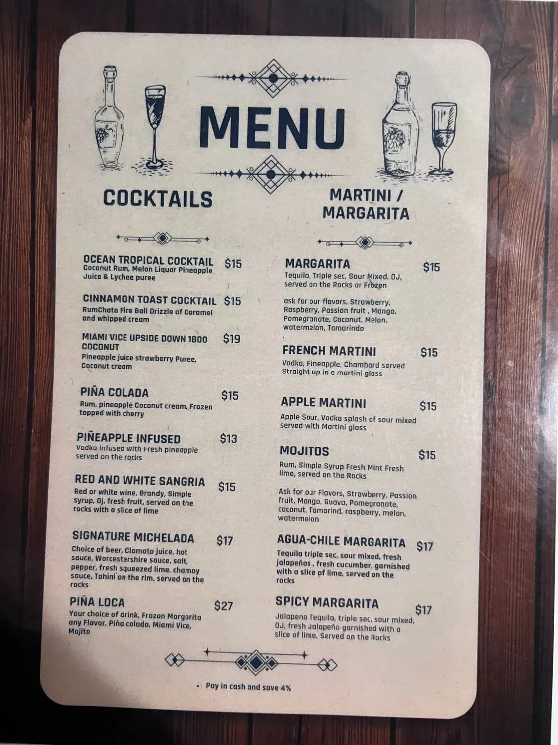 Menu 4