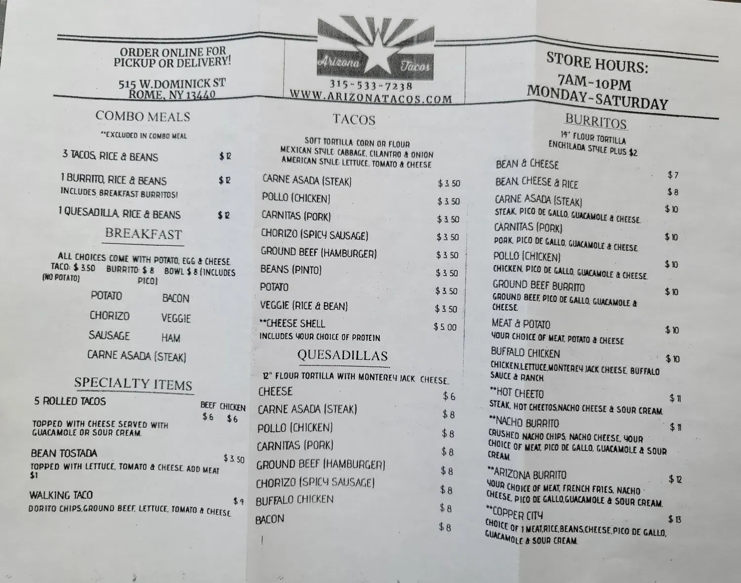 Menu 3