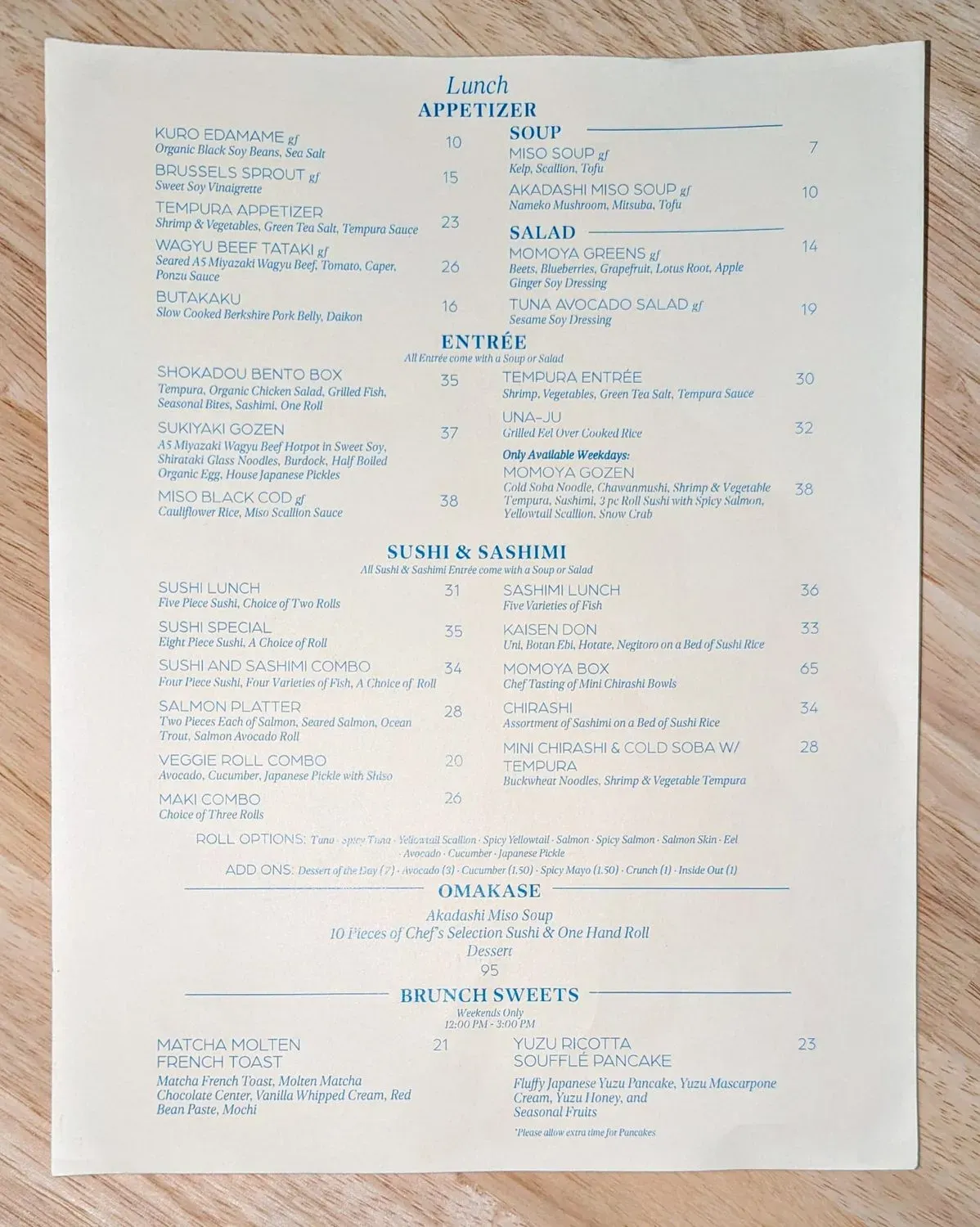 Menu 2