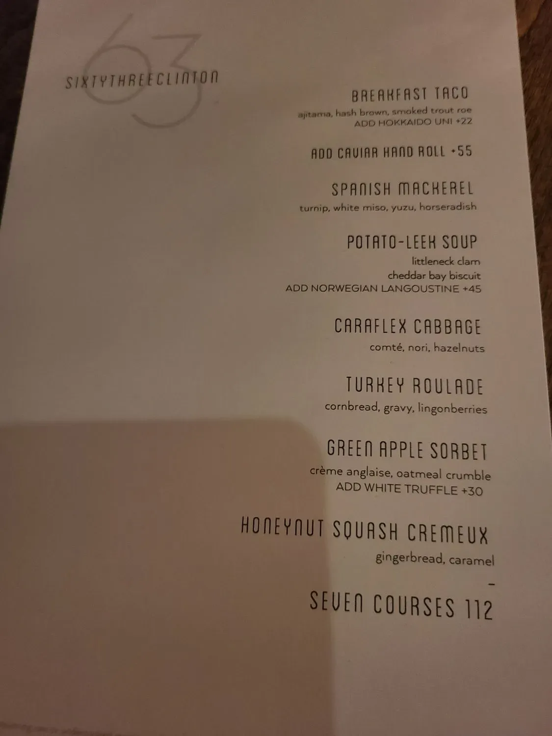 Menu 3