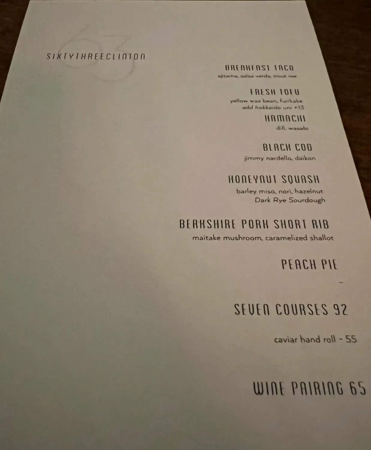 Menu 4