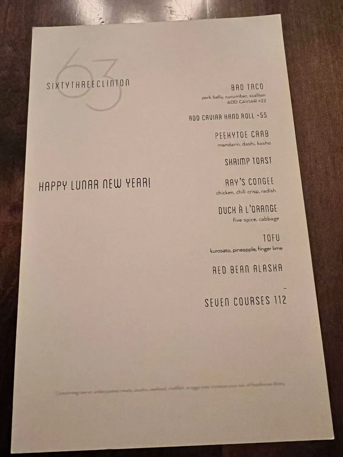 Menu 6