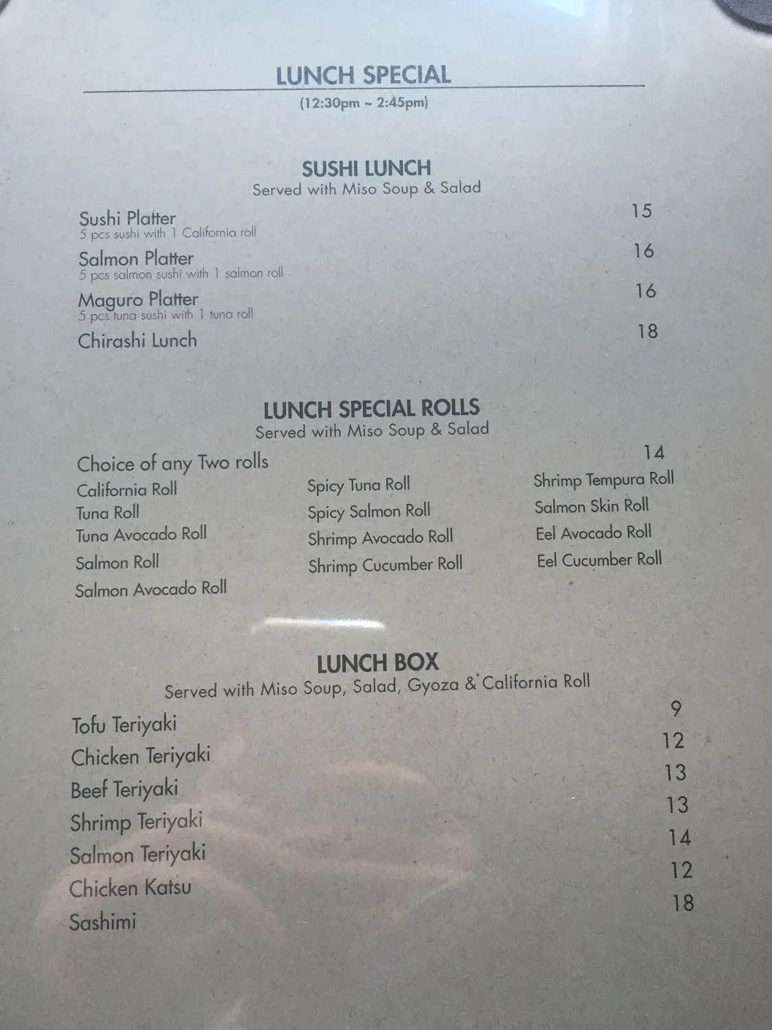 Menu 6