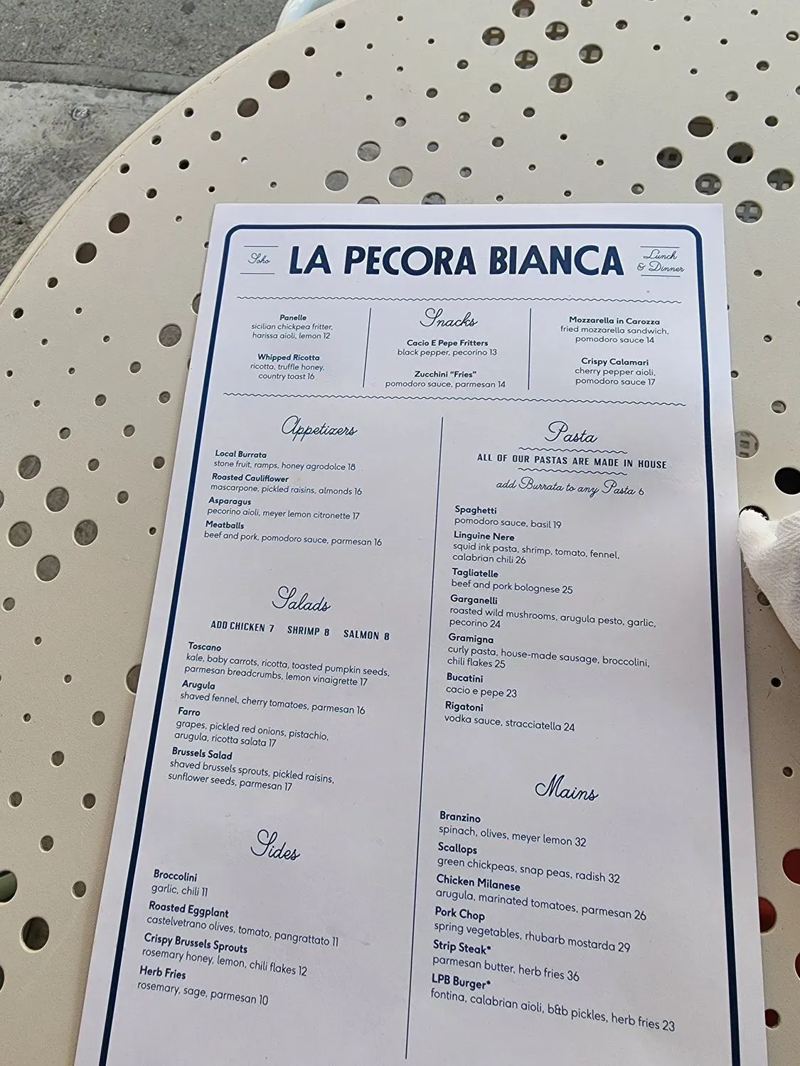 Menu 4