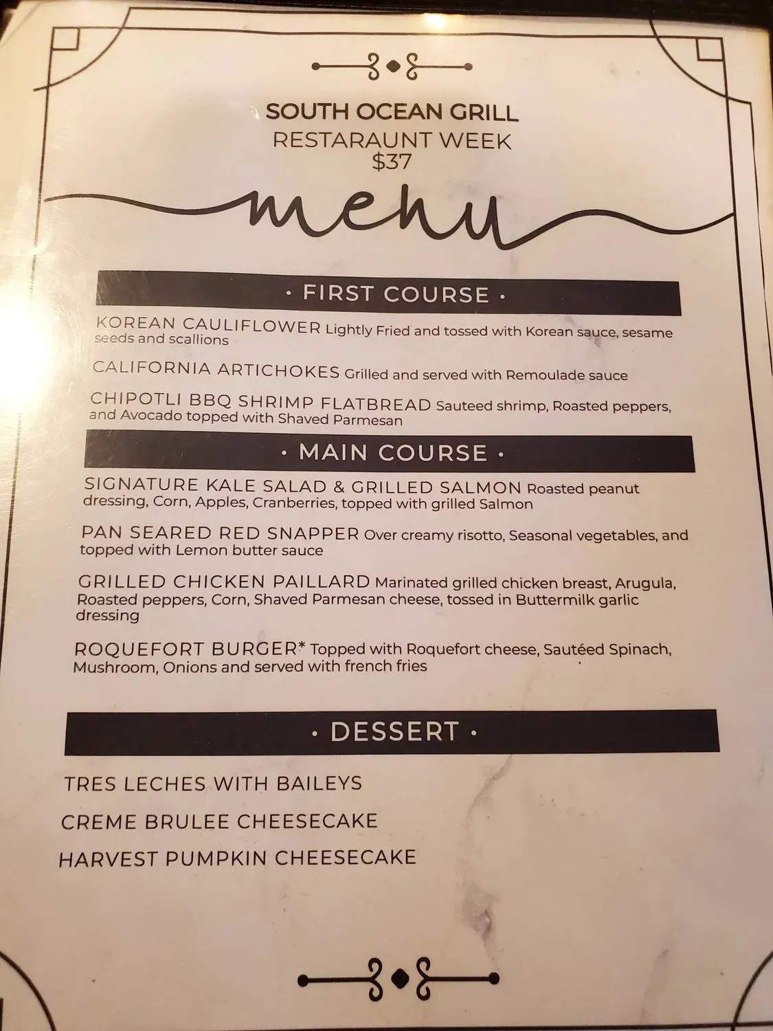 Menu 5