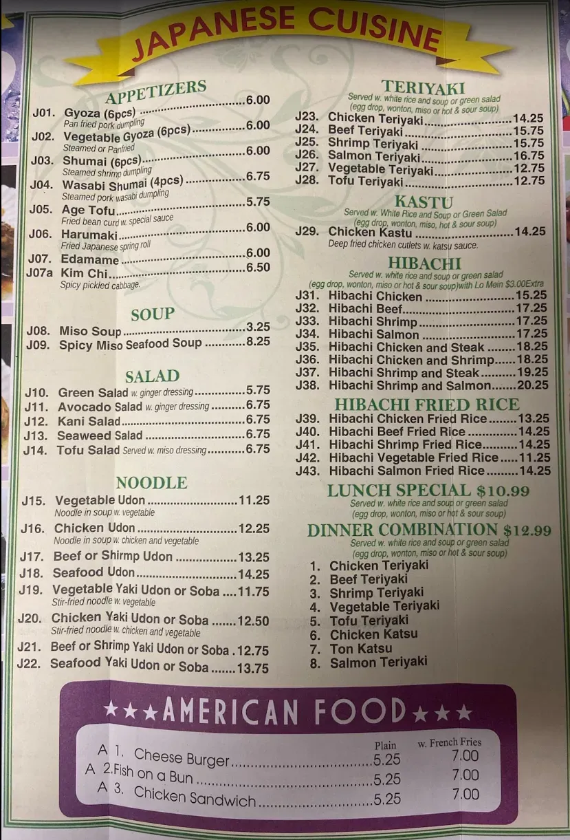 Menu 2