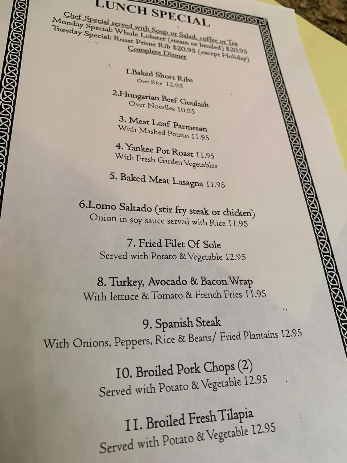 Menu 6