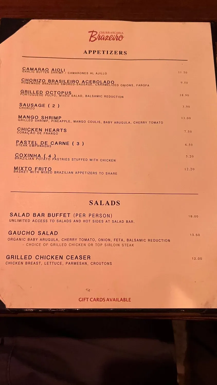 Menu 3