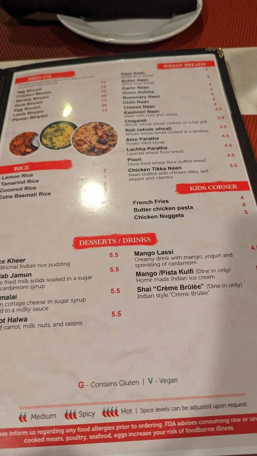 Menu 5