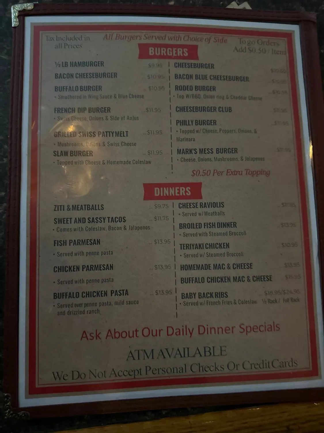 Menu 3