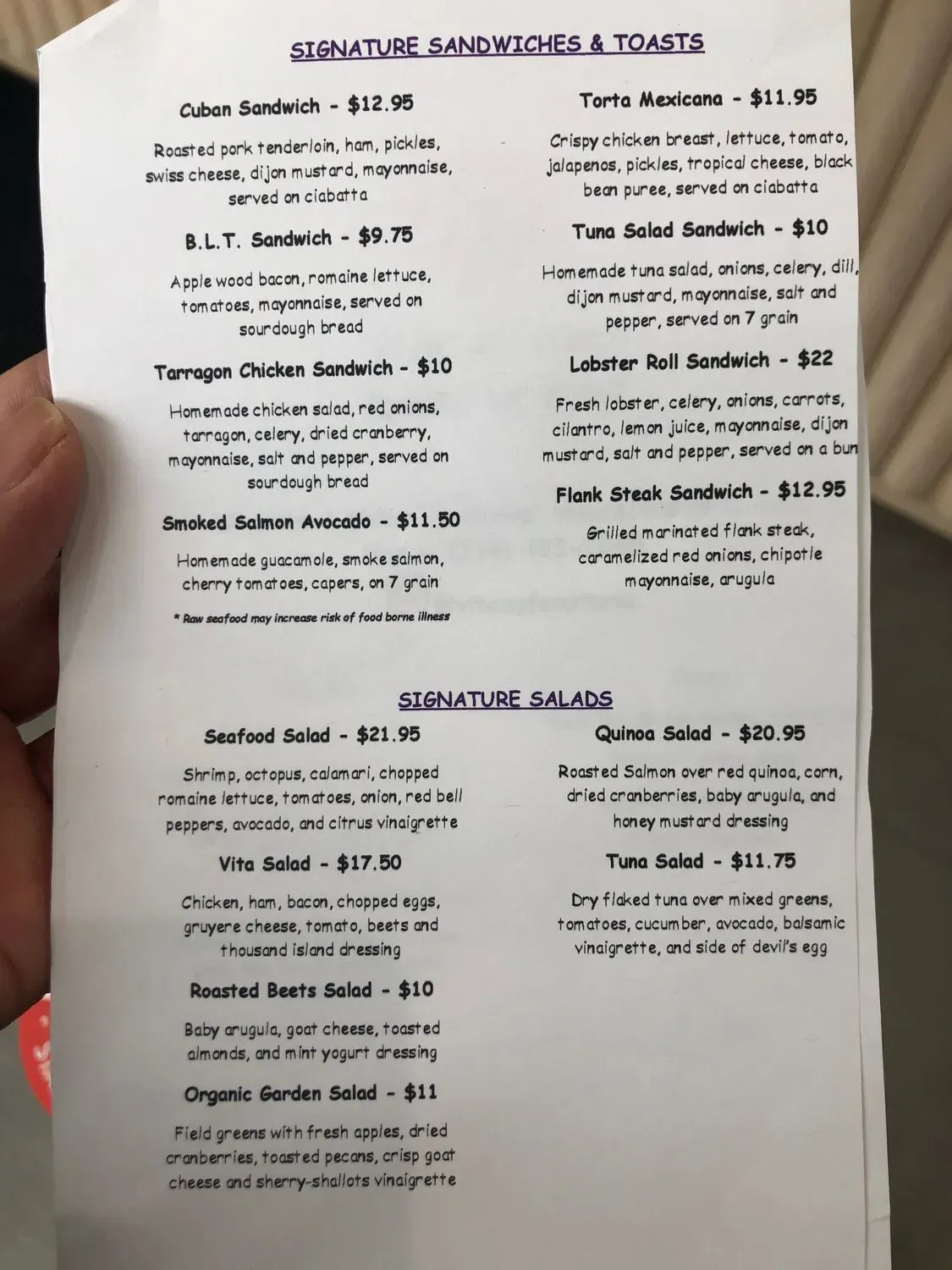 Menu 2