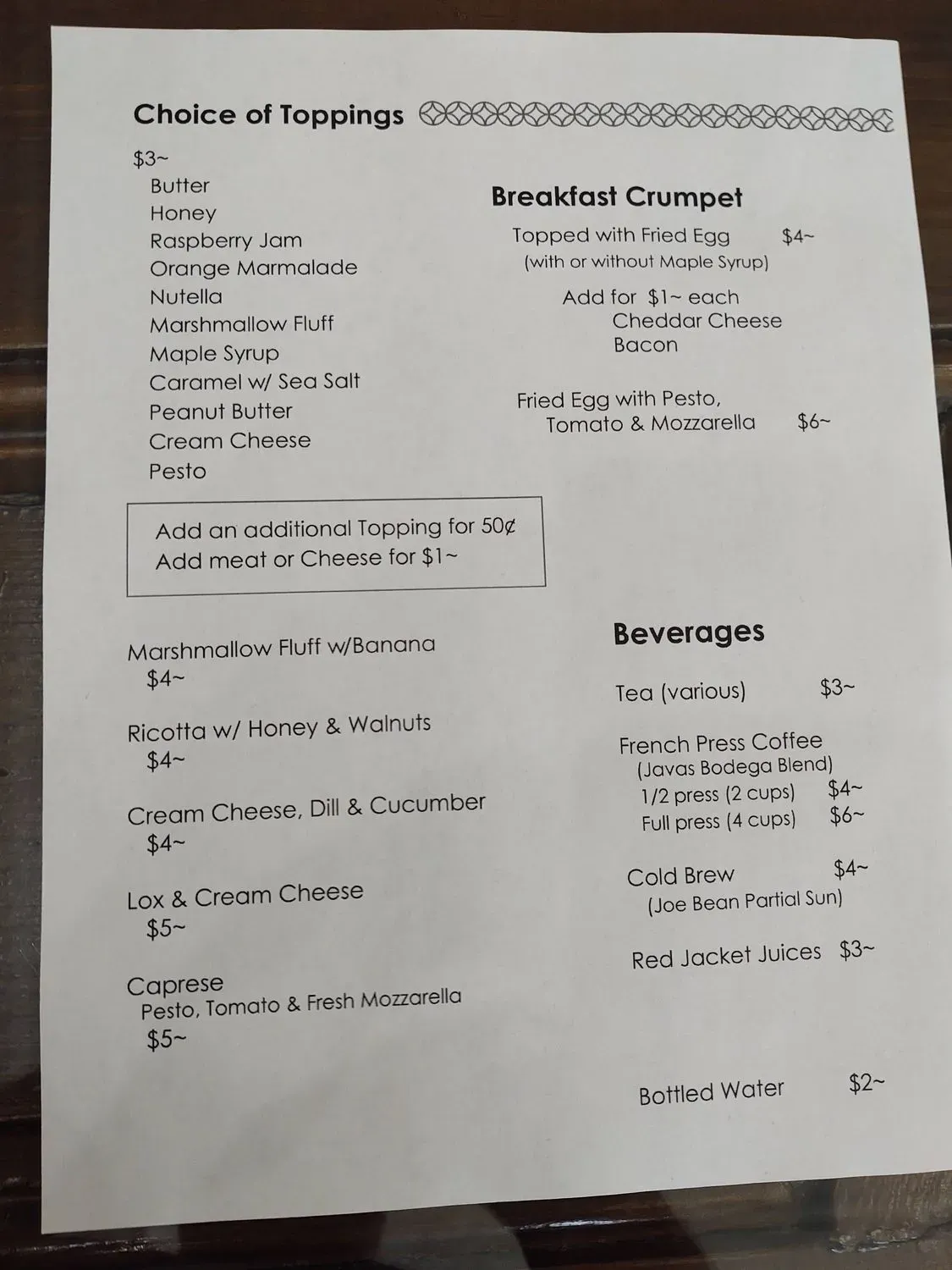 Menu 2