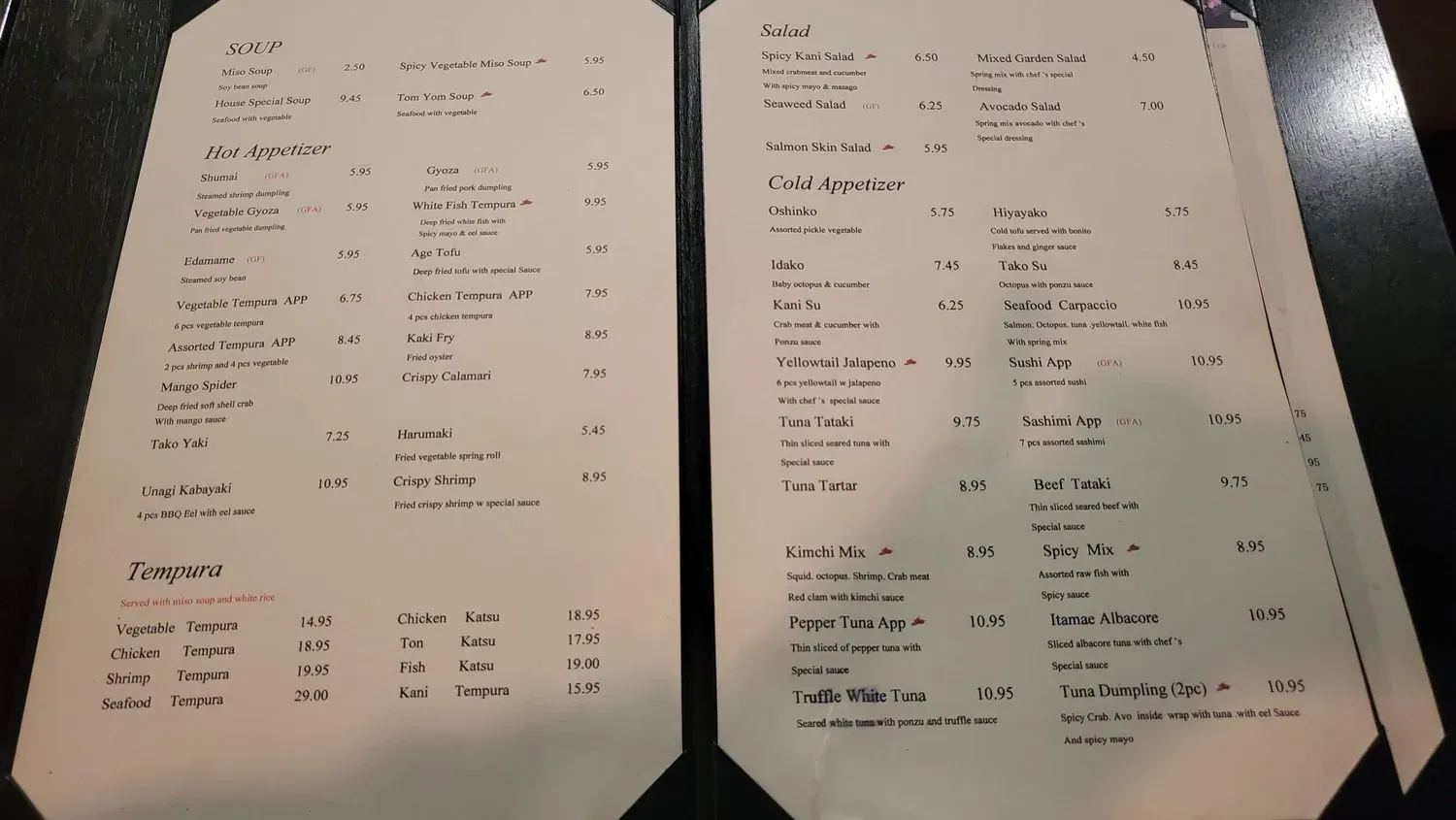 Menu 6