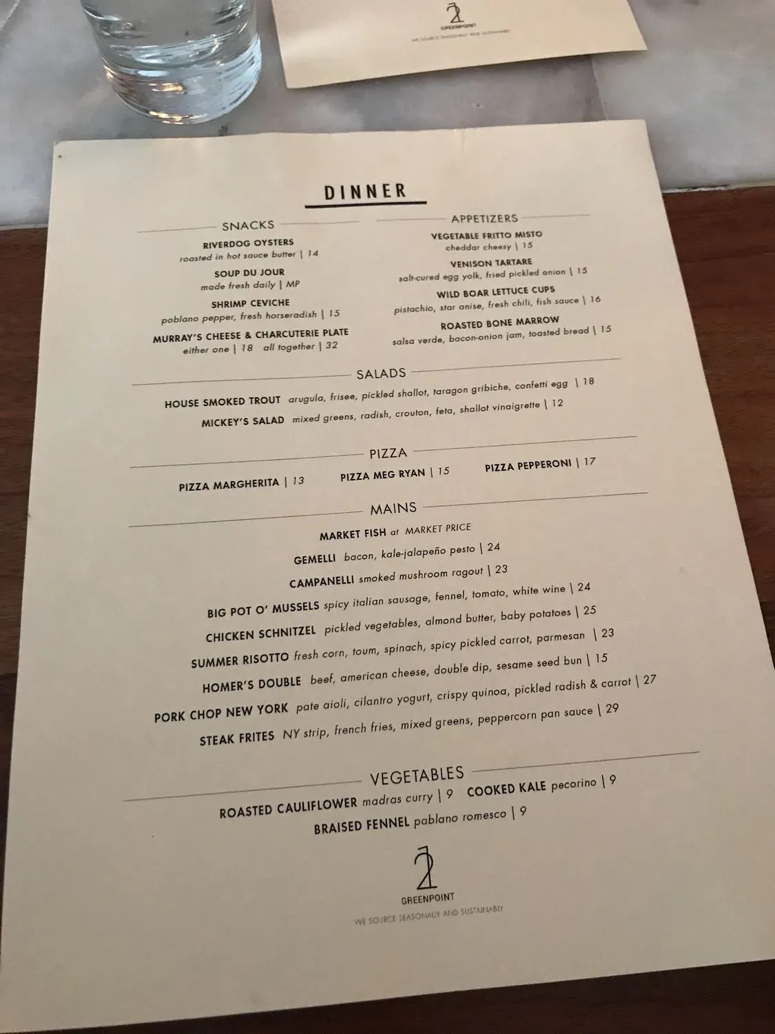 Menu 4