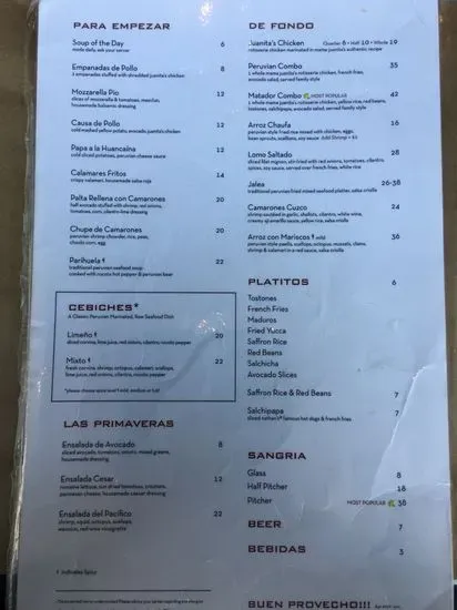 Menu 6