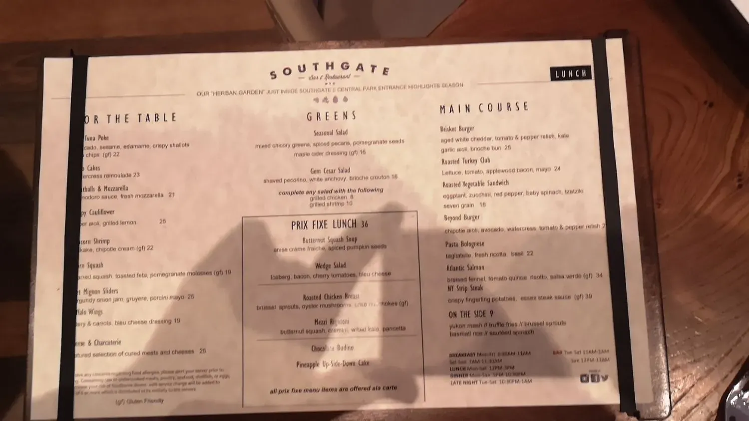 Menu 4