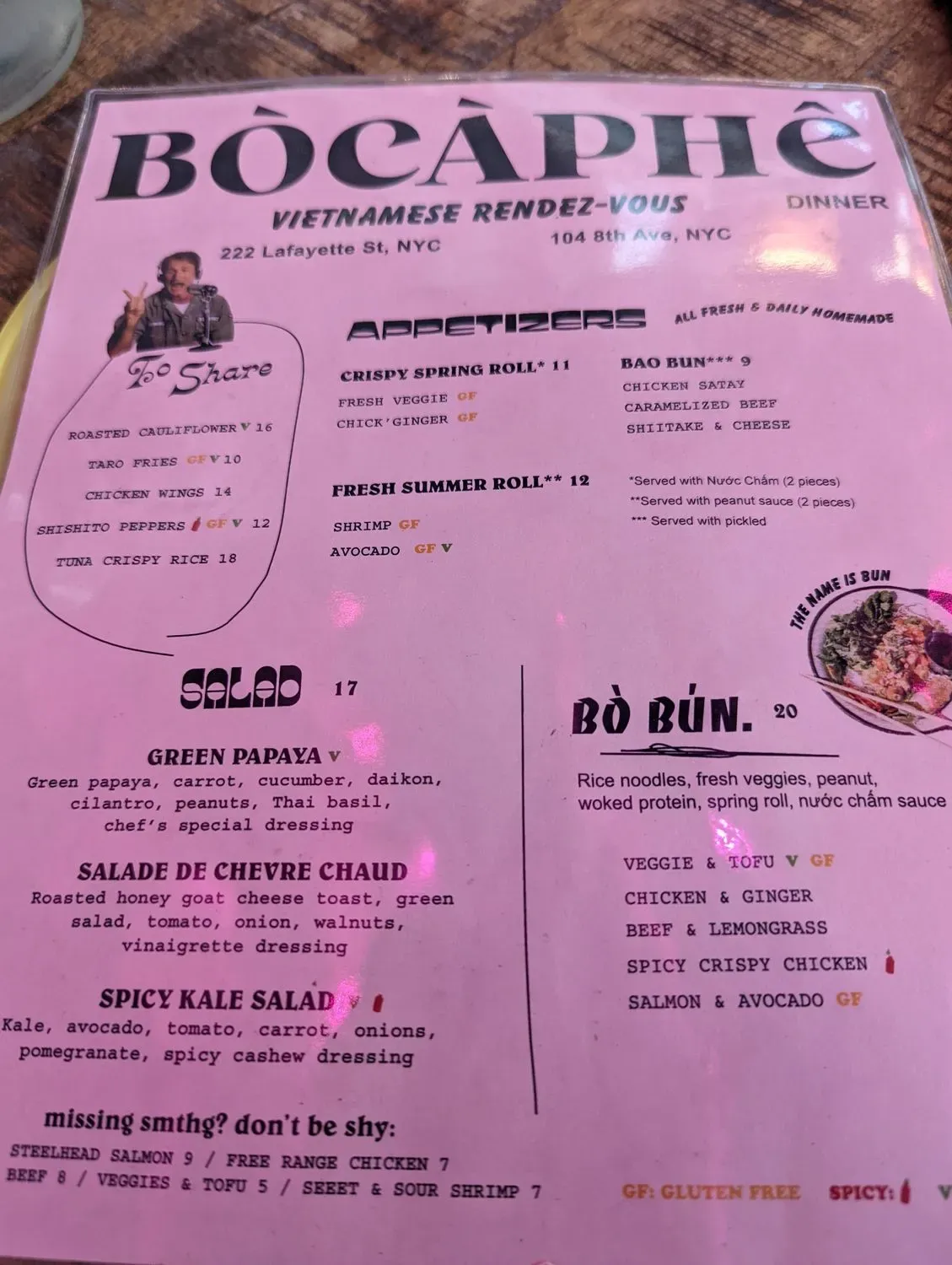 Menu 5