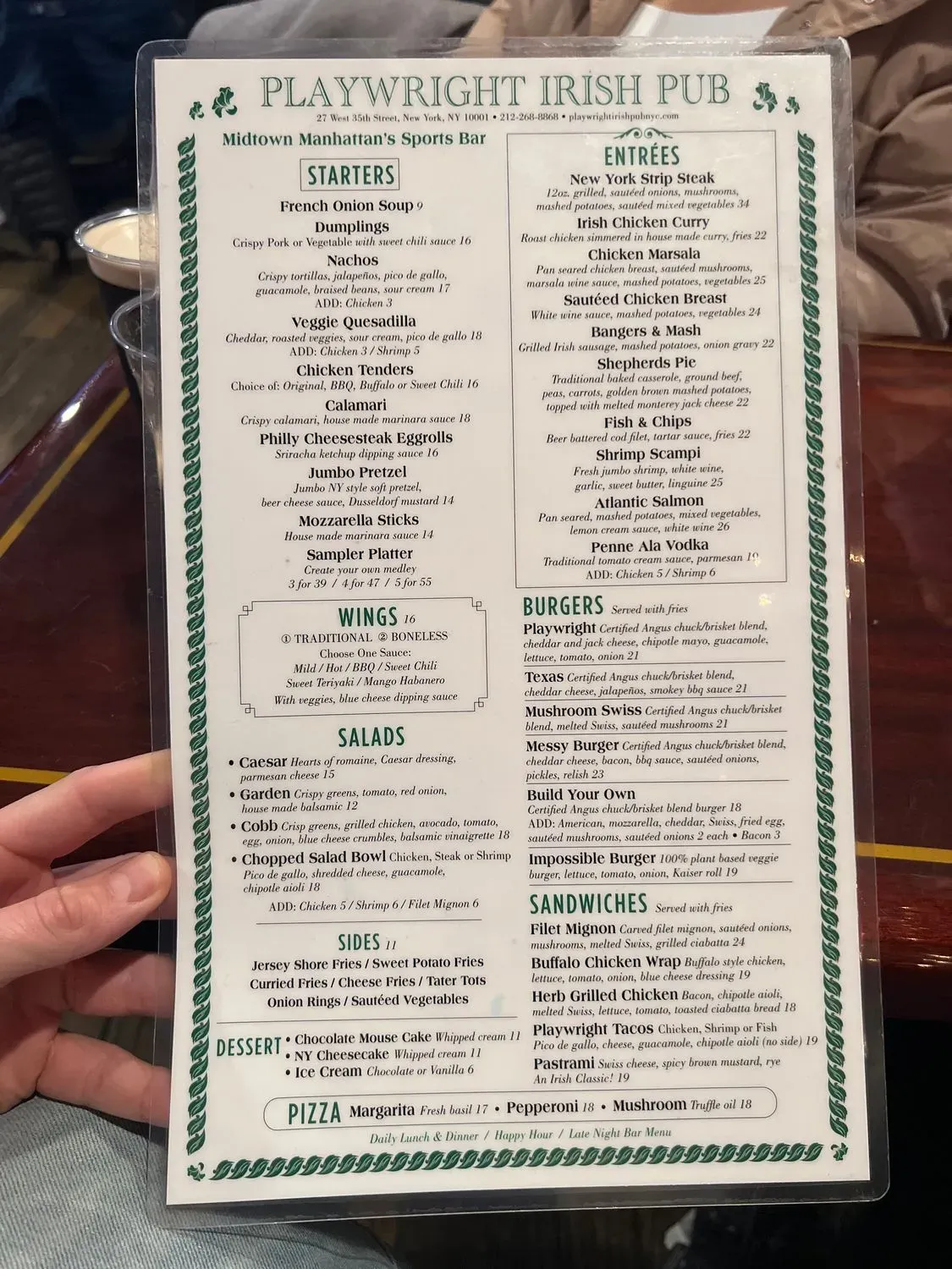 Menu 4