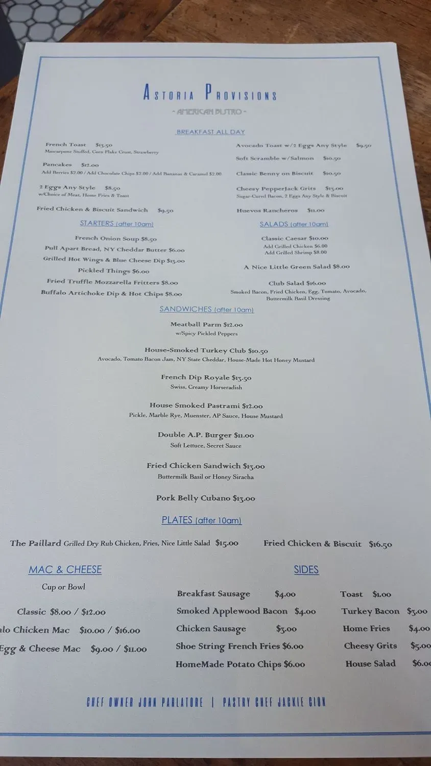 Menu 4