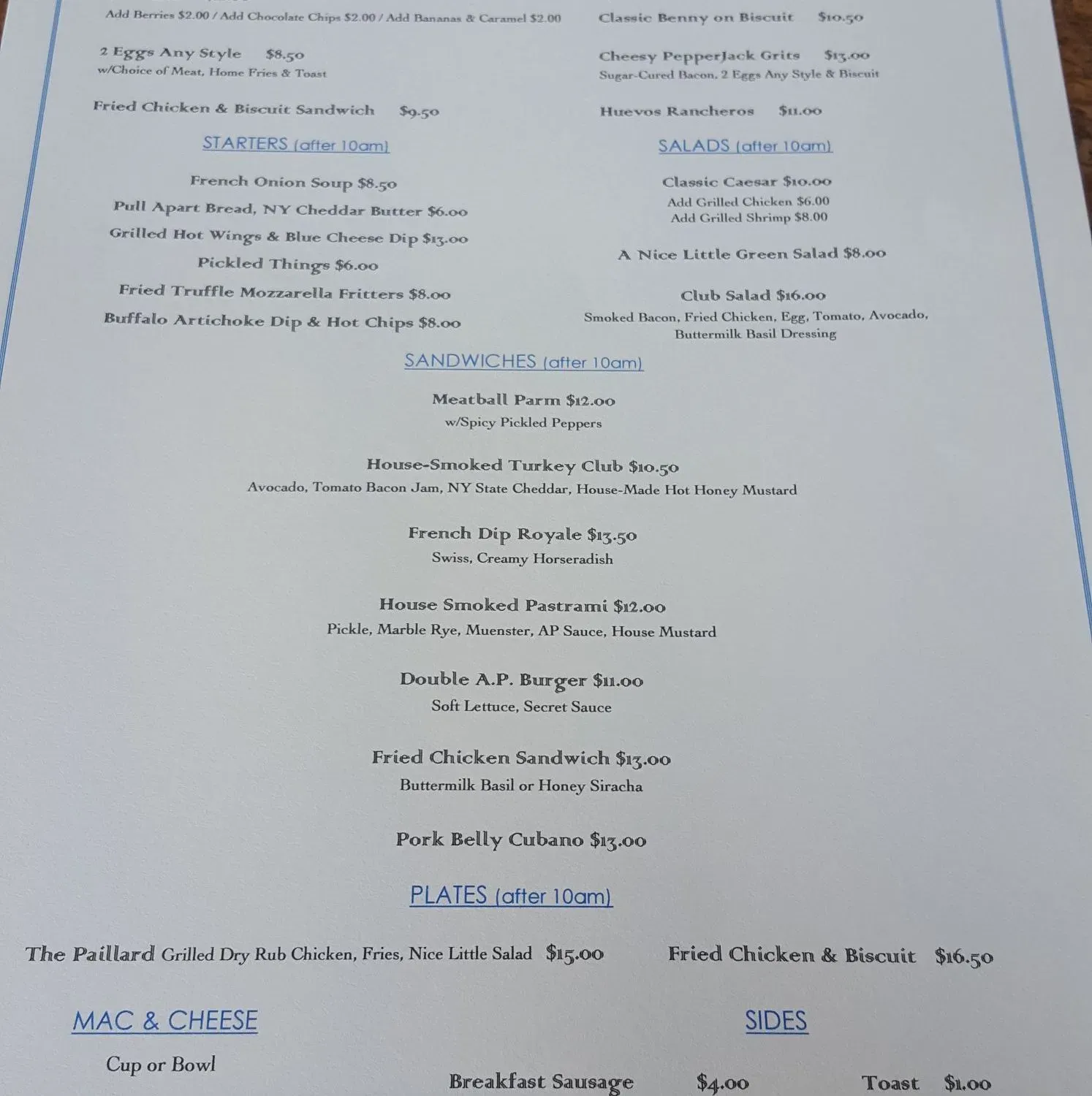 Menu 3