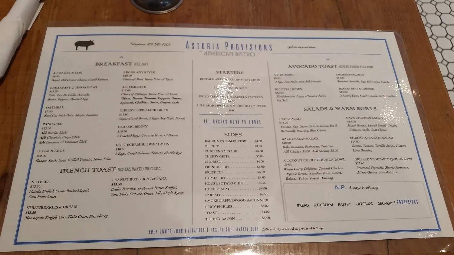 Menu 6