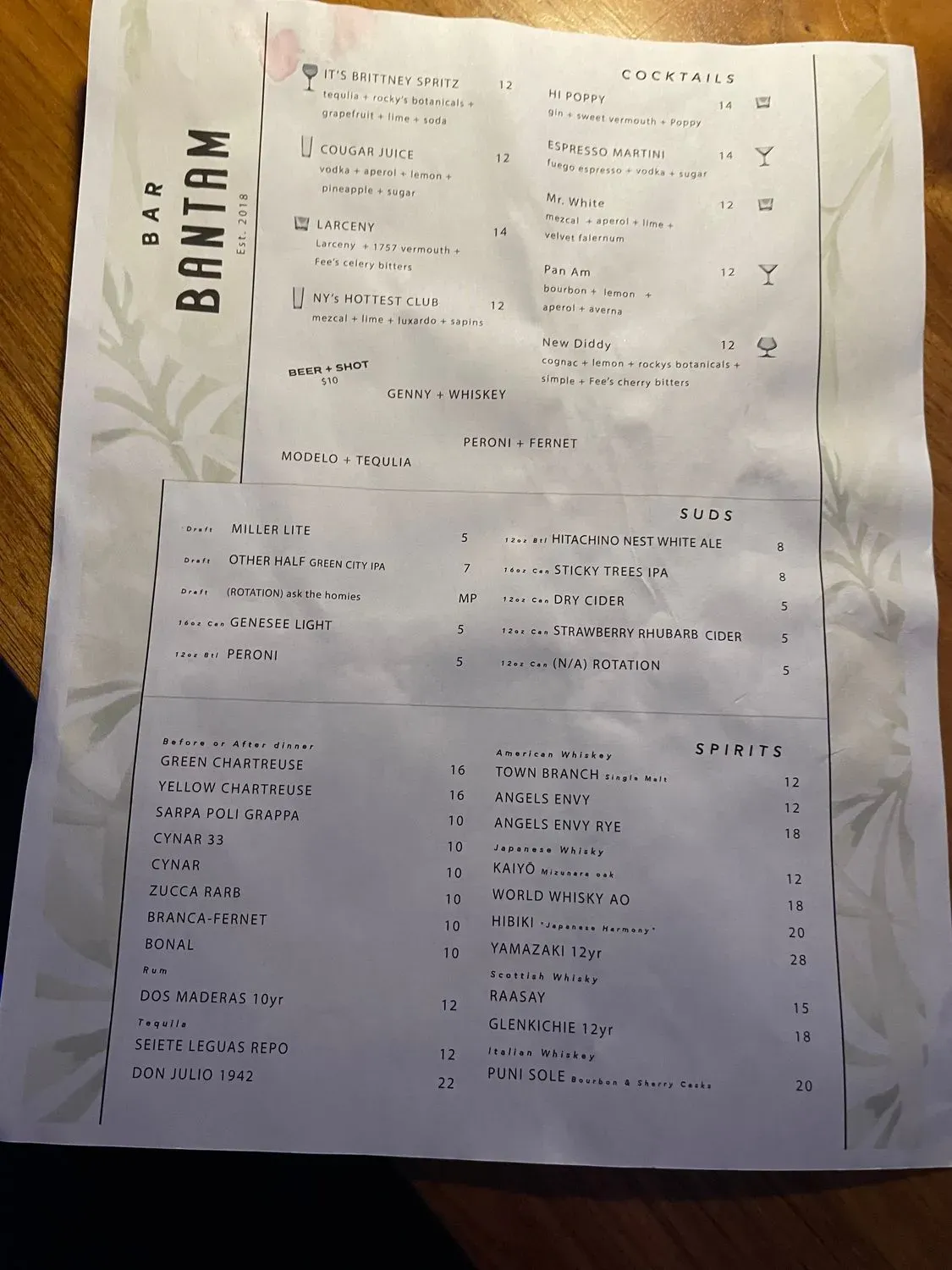 Menu 2