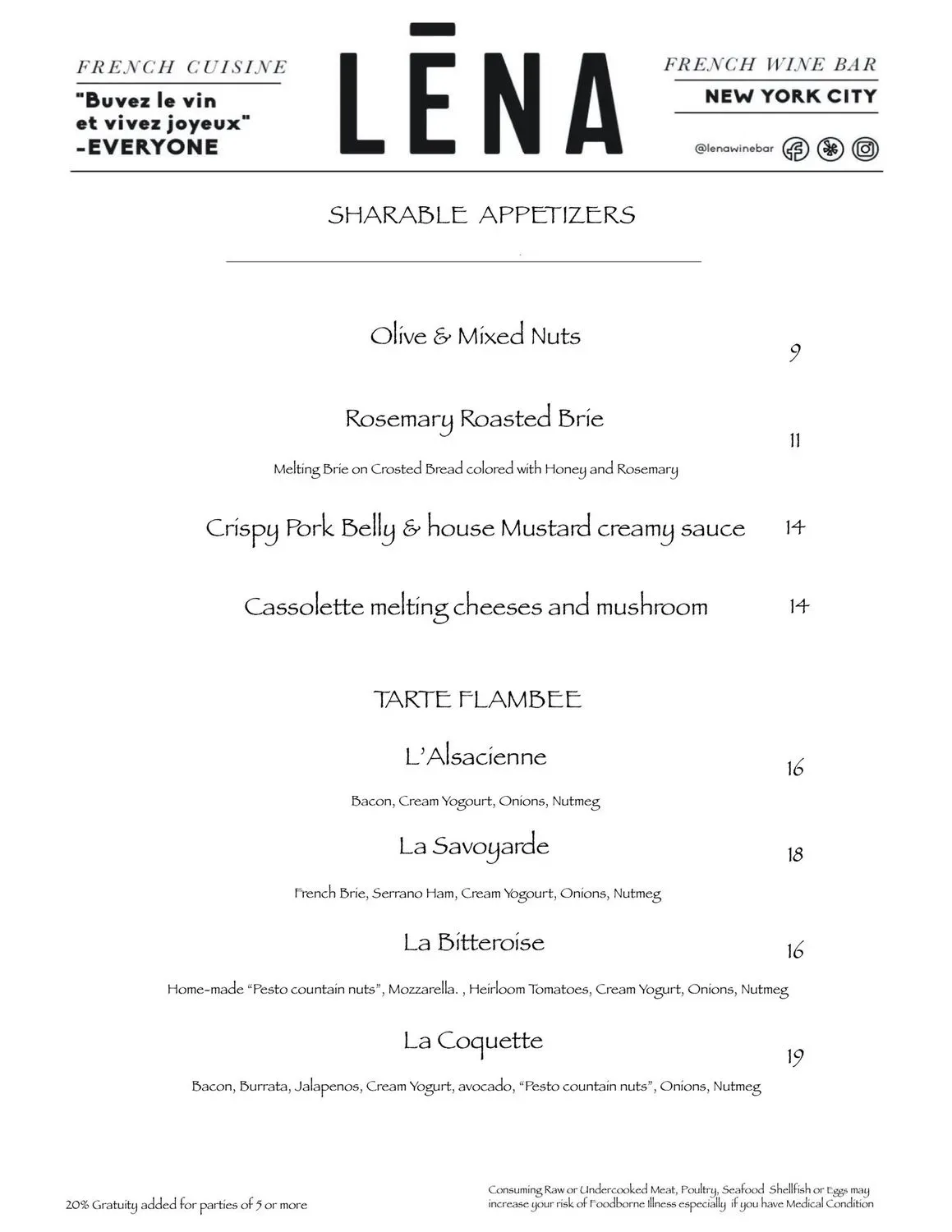 Menu 5