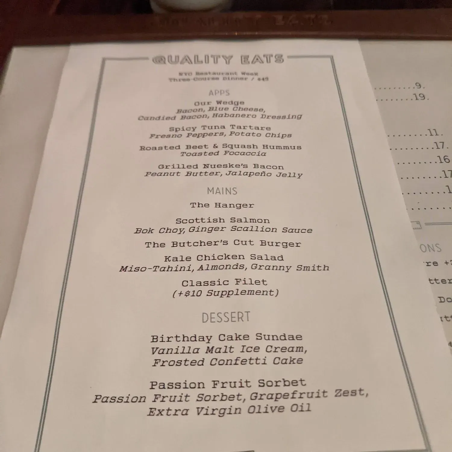 Menu 3