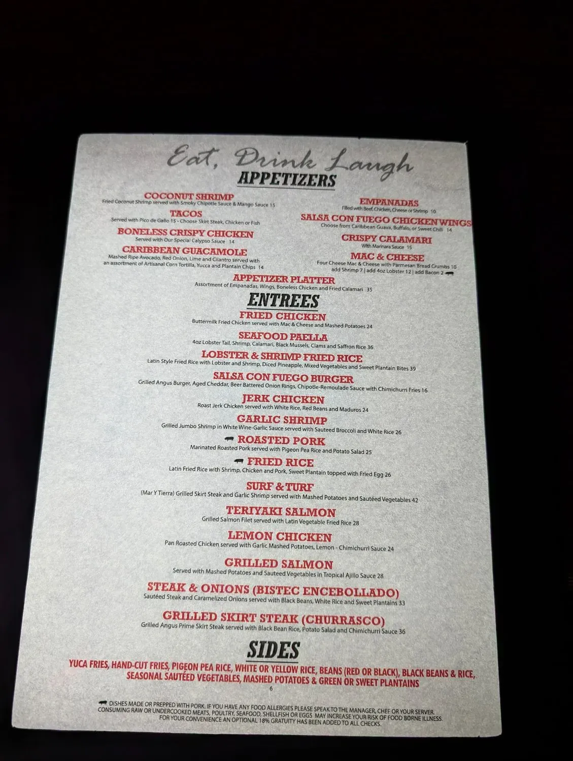 Menu 3