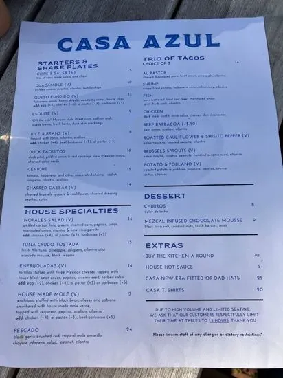 Menu 5