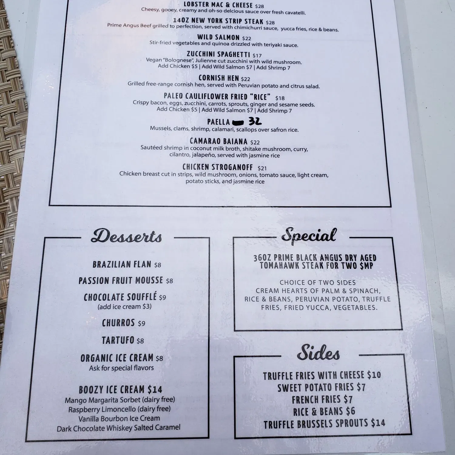 Menu 2