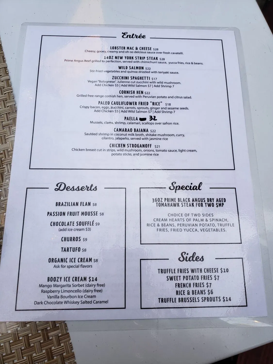 Menu 2