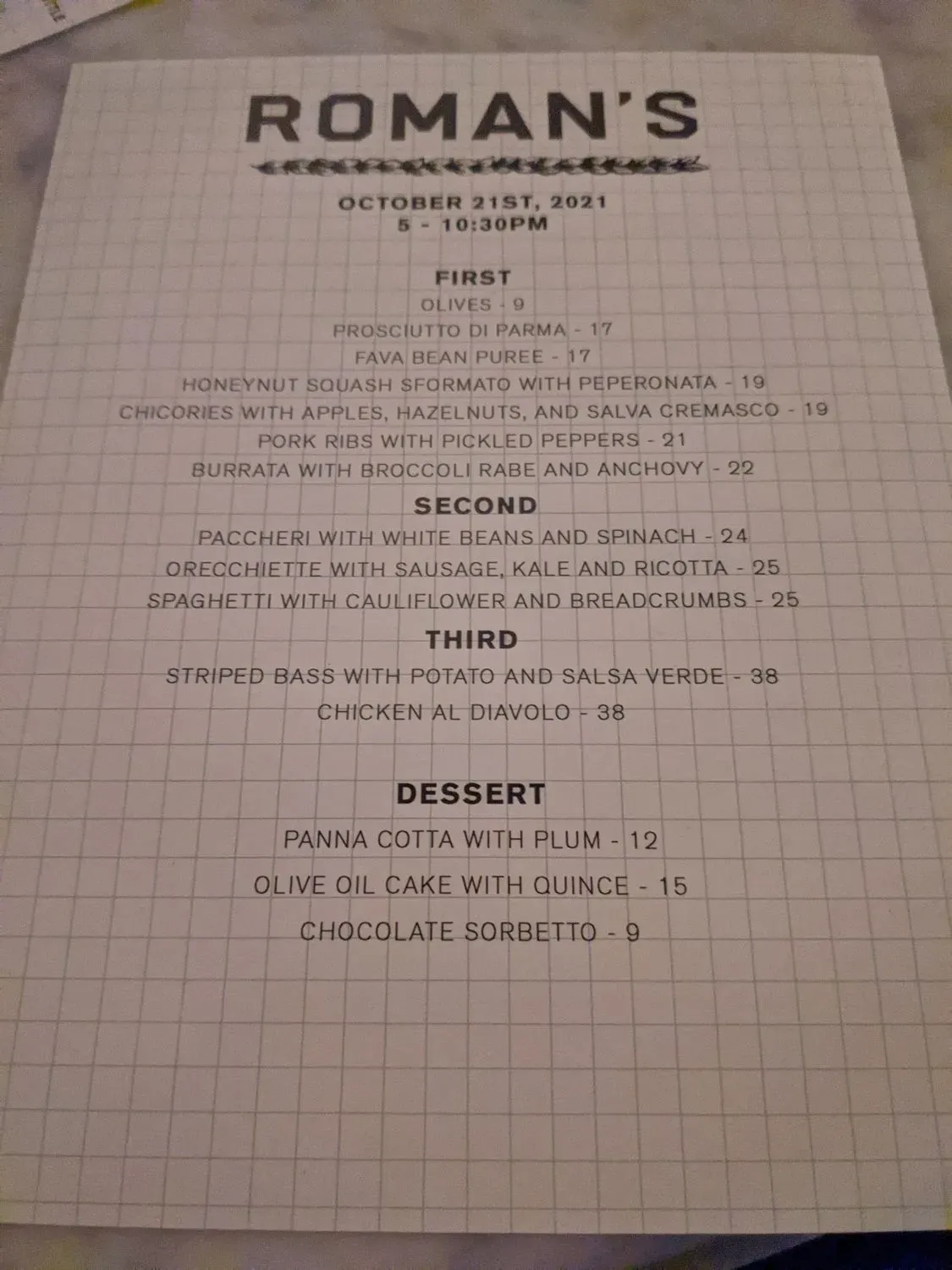 Menu 3