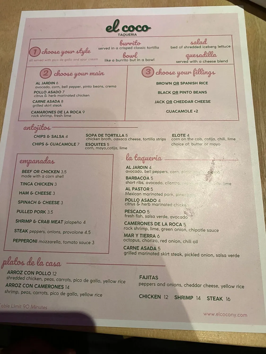 Menu 4